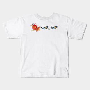 Mermaid Claus is Coming to Town Kids T-Shirt